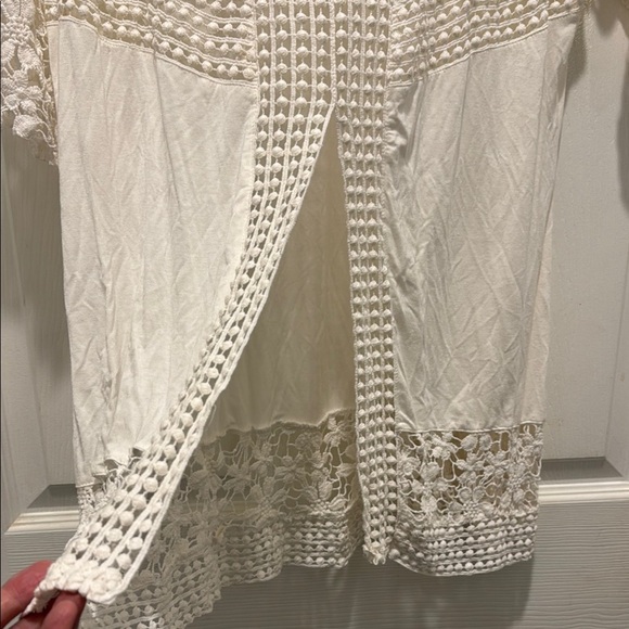 BKE Cream Embellished  Blouse - Picture 11 of 13